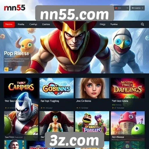 Análise do catálogo de jogos disponíveis no nn55.com